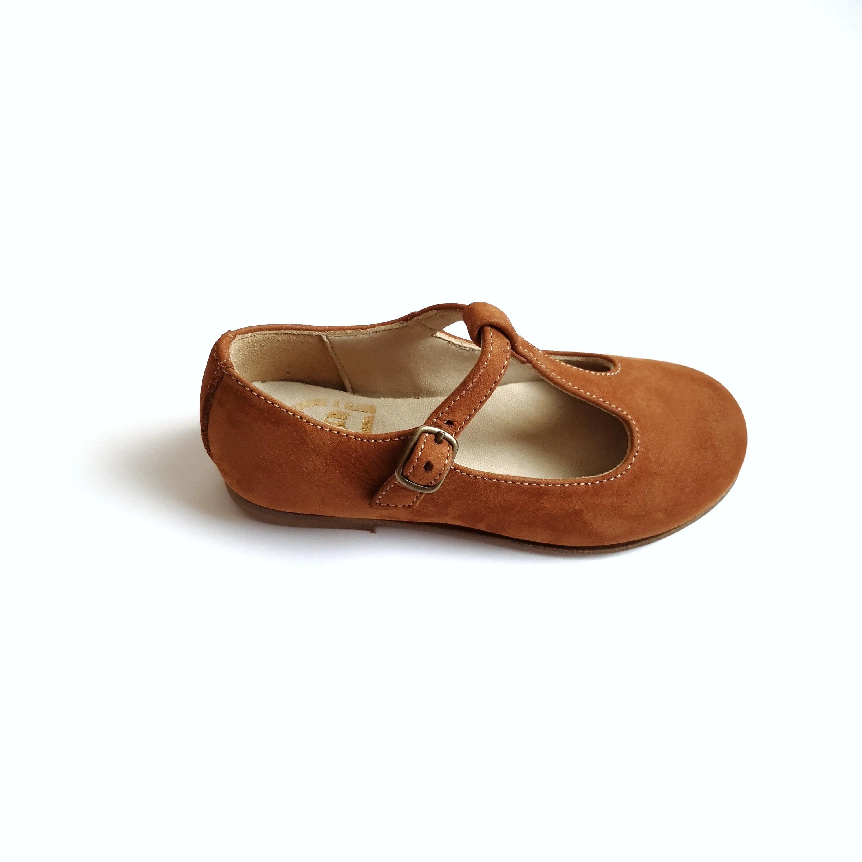 [30%OFF] T-strap Ballerina -morbidone CARAMEL CAFE (in-stock)