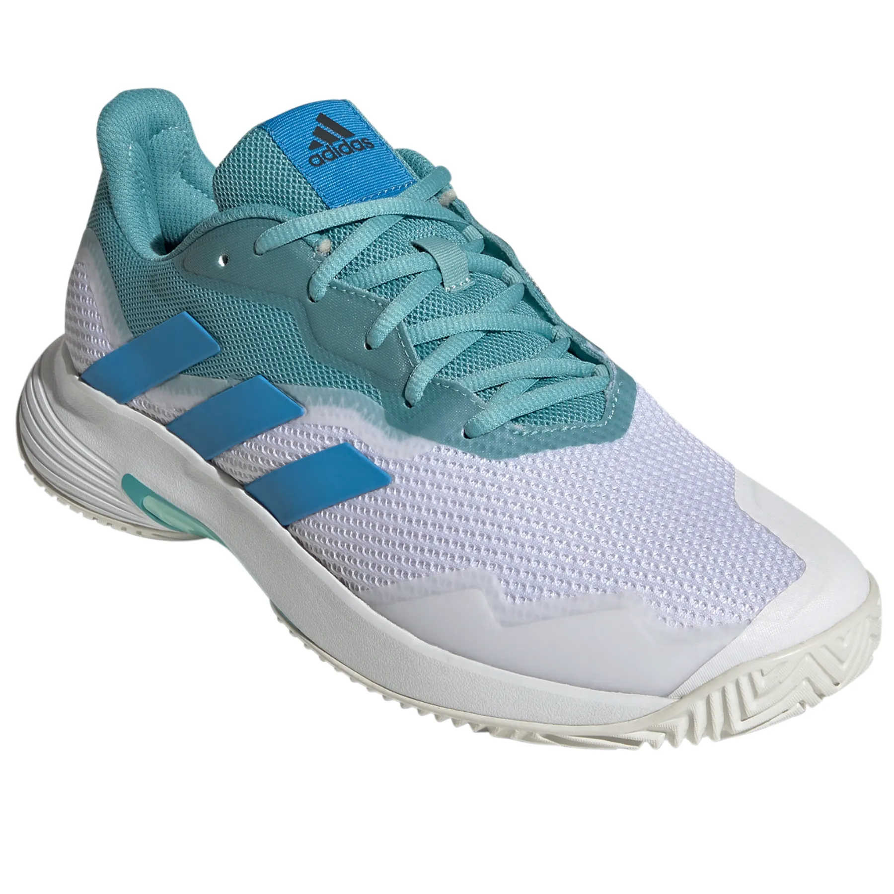 Adidas Court Jam Control Men Tennis Shoes - Mint Ton/Pulse Blue/Cloud White