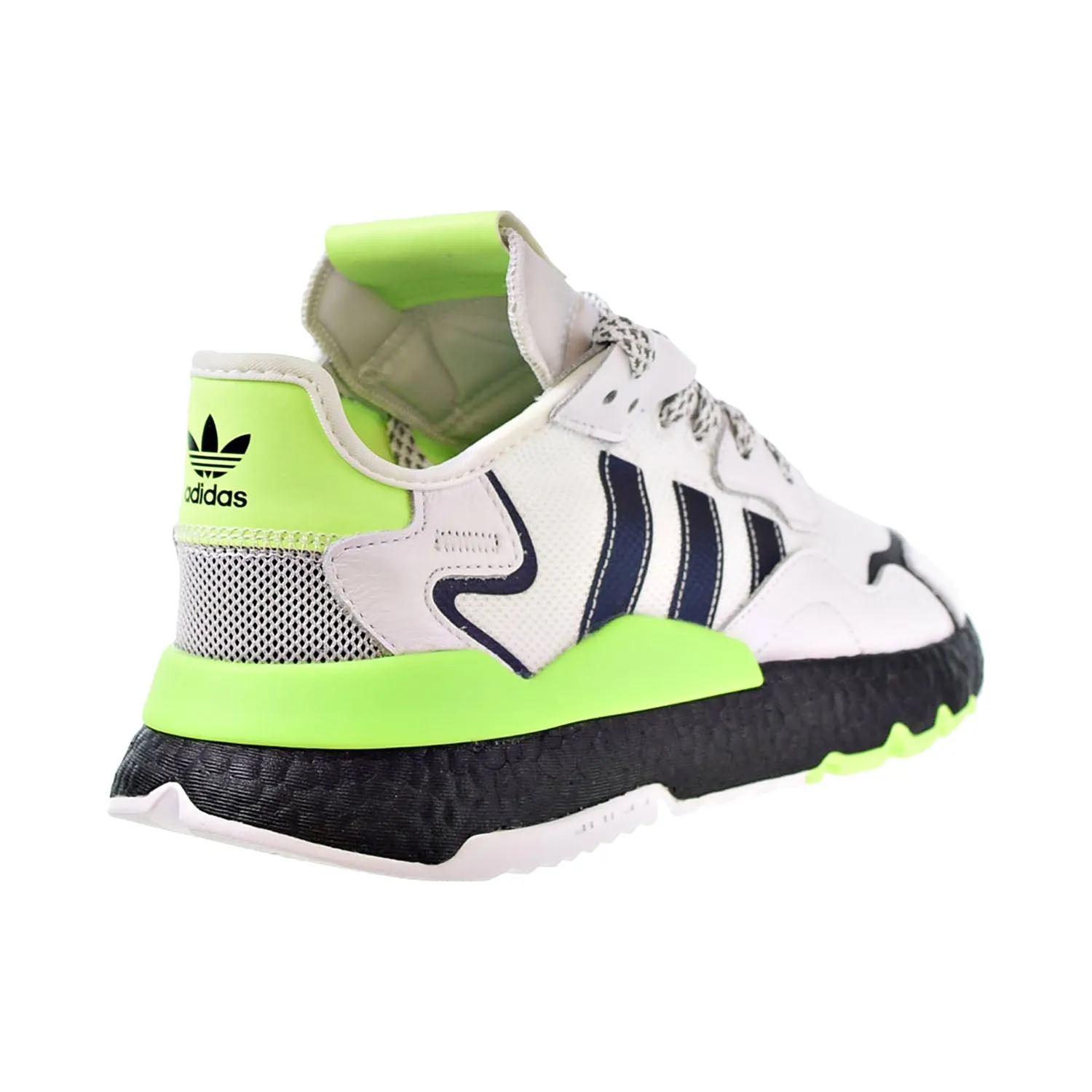 Adidas Nite Jogger Men's Shoes White-Black-Signal Green