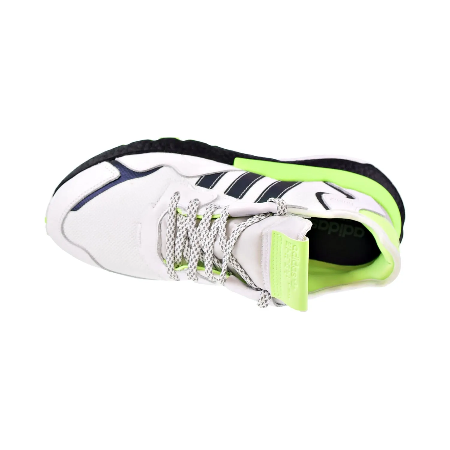 Adidas Nite Jogger Men's Shoes White-Black-Signal Green