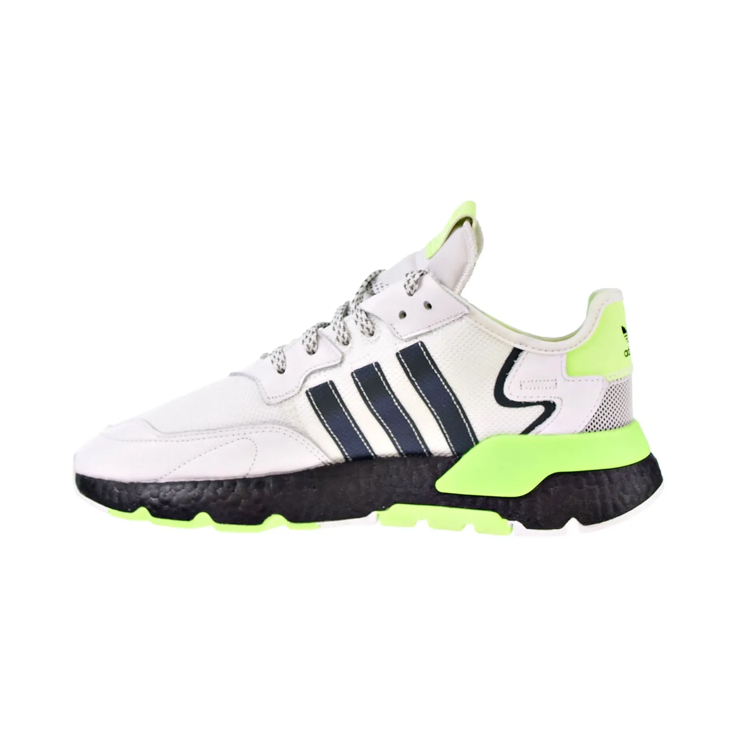 Adidas Nite Jogger Men's Shoes White-Black-Signal Green