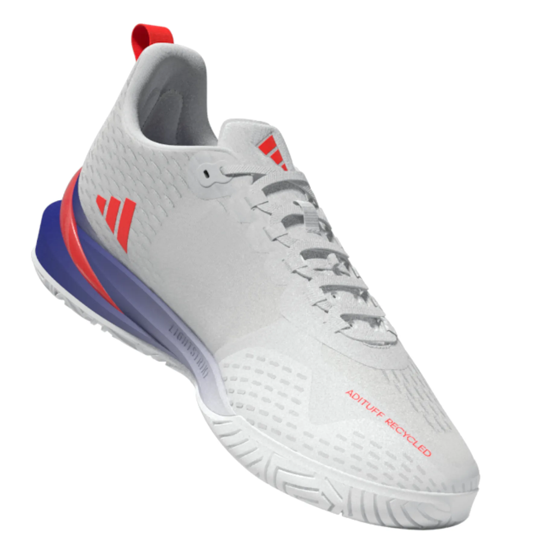 Adidas Performance Adizero Cybersonic Men  Tennis Shoes- Ftw White/Core Black/Solar Red