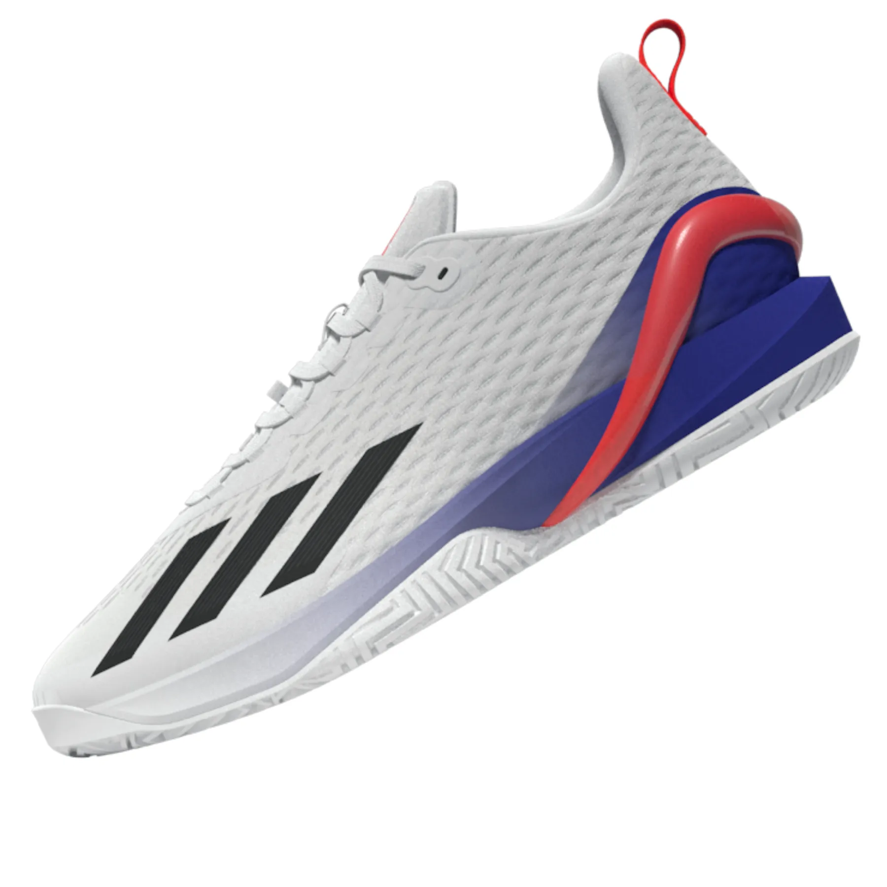 Adidas Performance Adizero Cybersonic Men  Tennis Shoes- Ftw White/Core Black/Solar Red