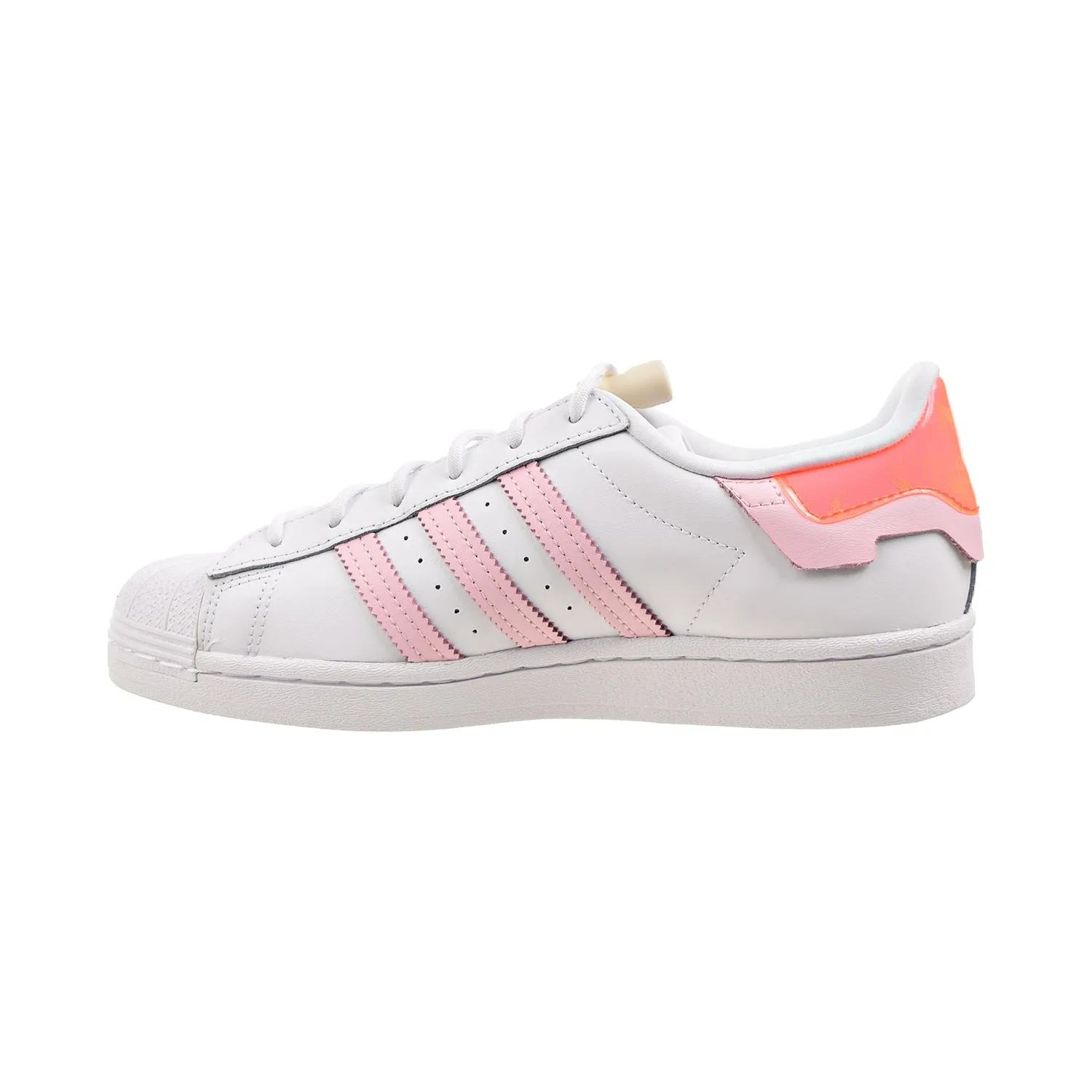 Adidas Superstar Women's Shoes Cloud White-Clear Pink-Solar Red