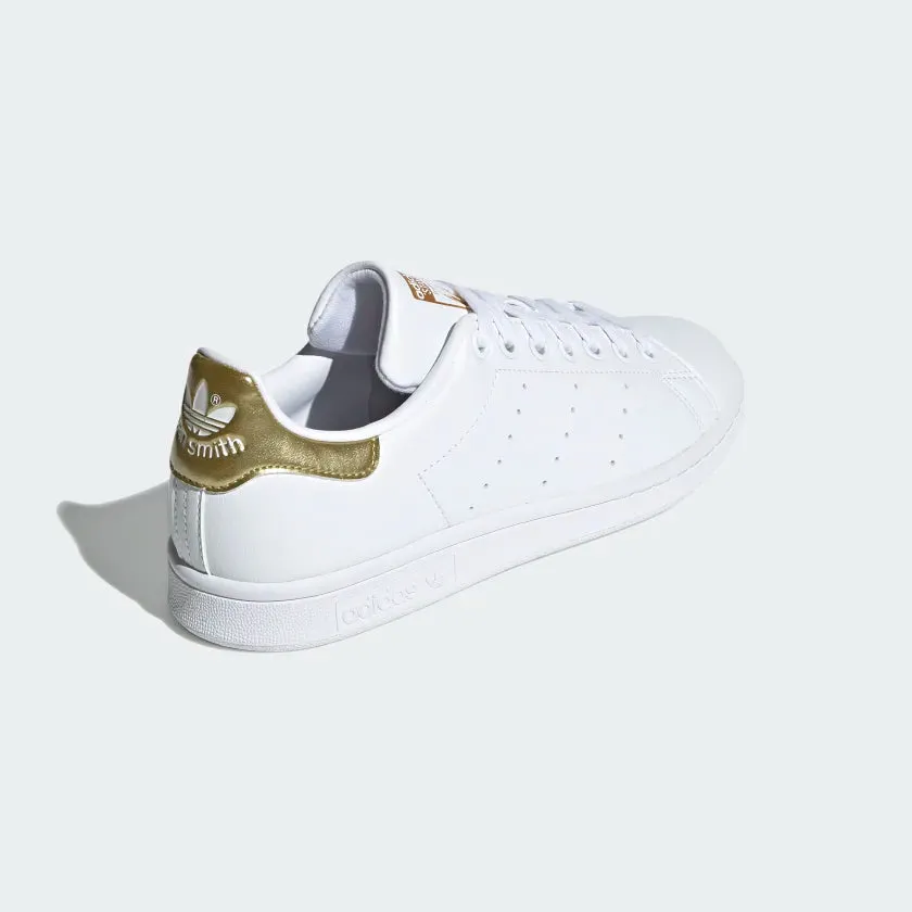 Adidas - Women's Stan Smith White/Gold Metallic G58184