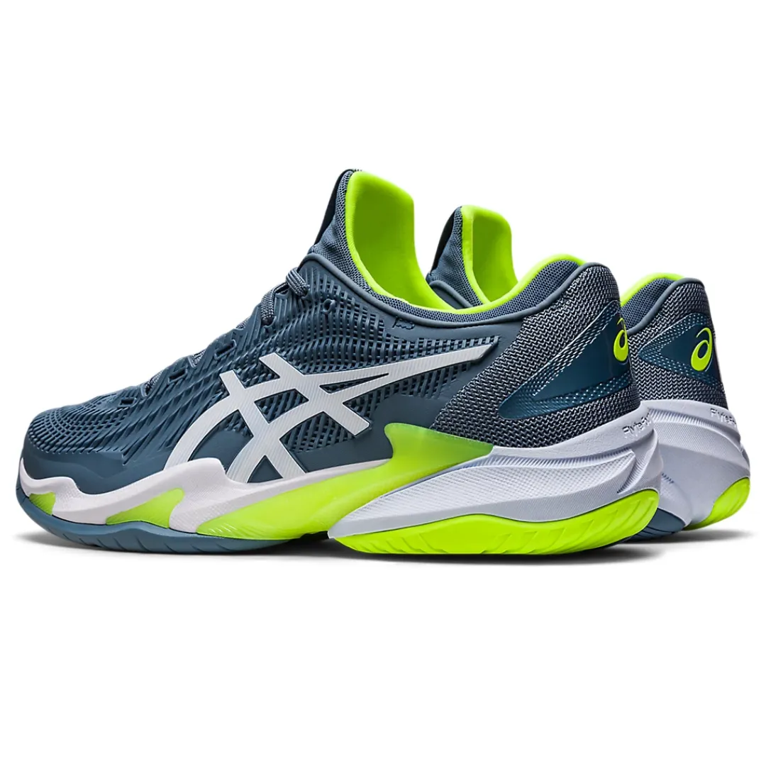 Asics Men Shoes Court FF 3 Tennis Shoes - Steel Blue/White