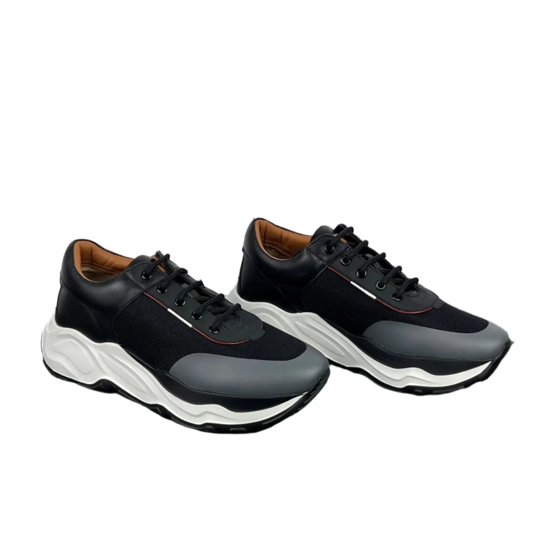 Bally Brander Black Polyester Sneakers