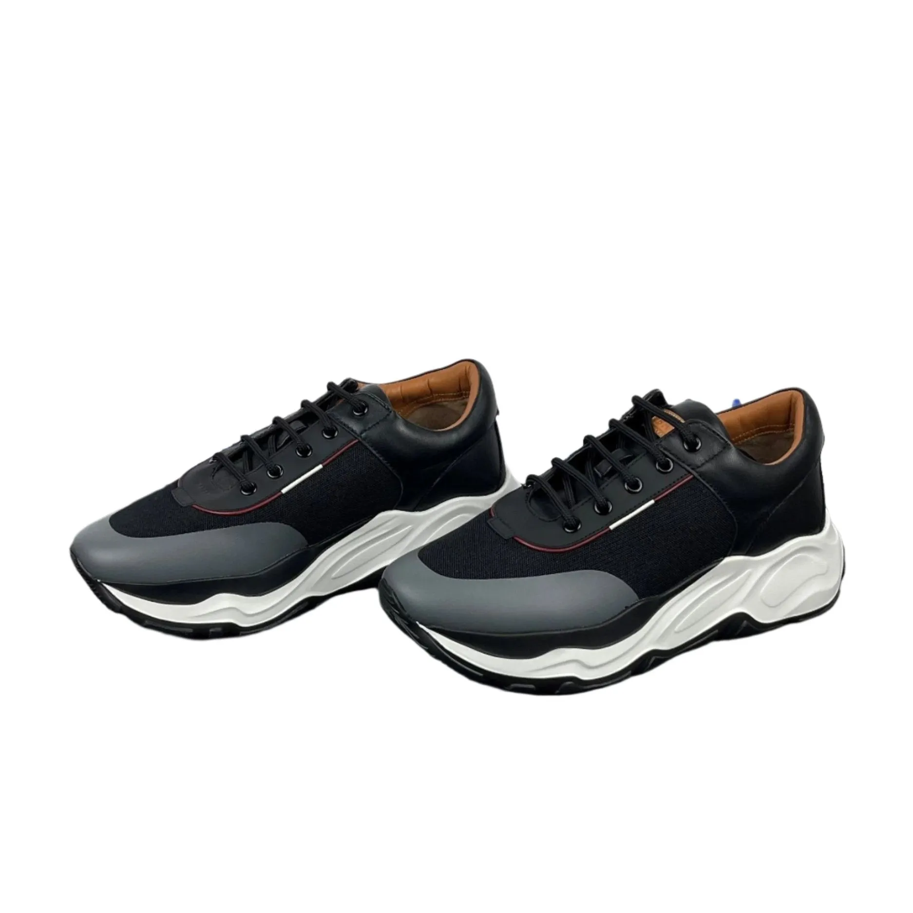 Bally Brander Black Polyester Sneakers