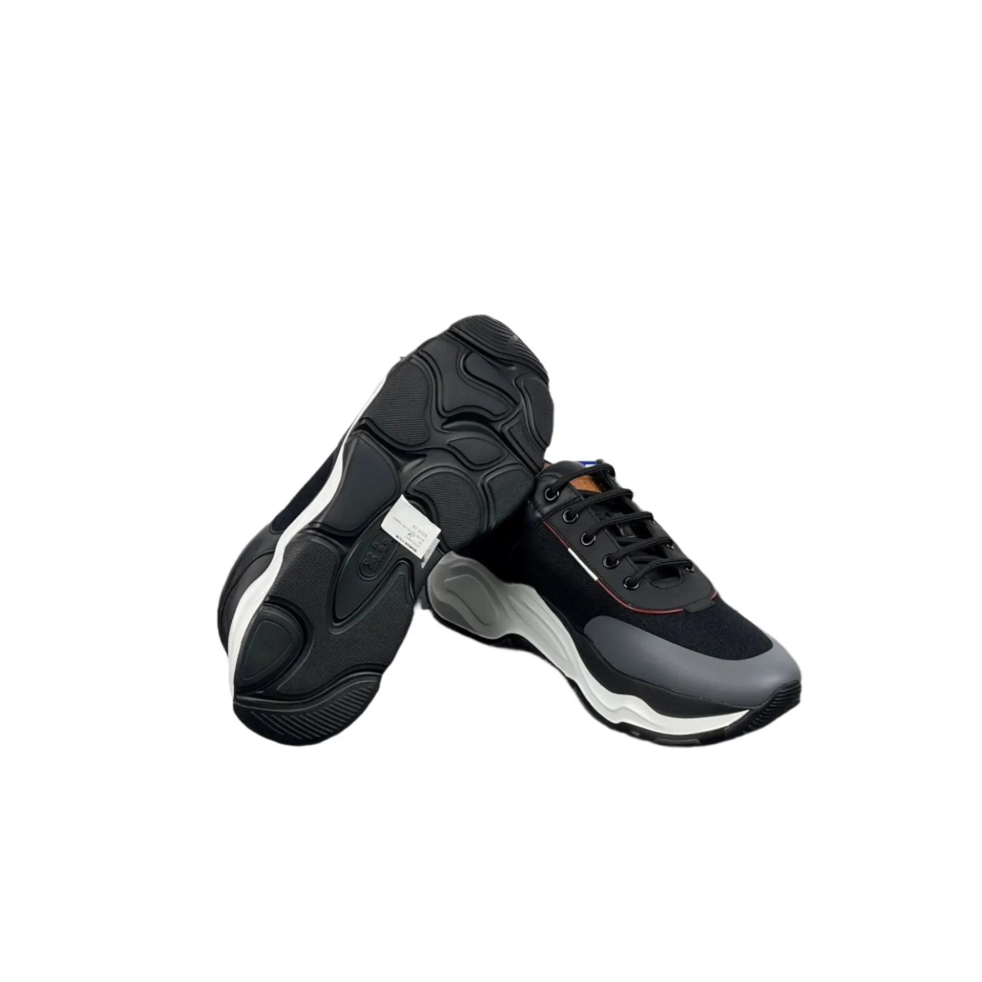 Bally Brander Black Polyester Sneakers