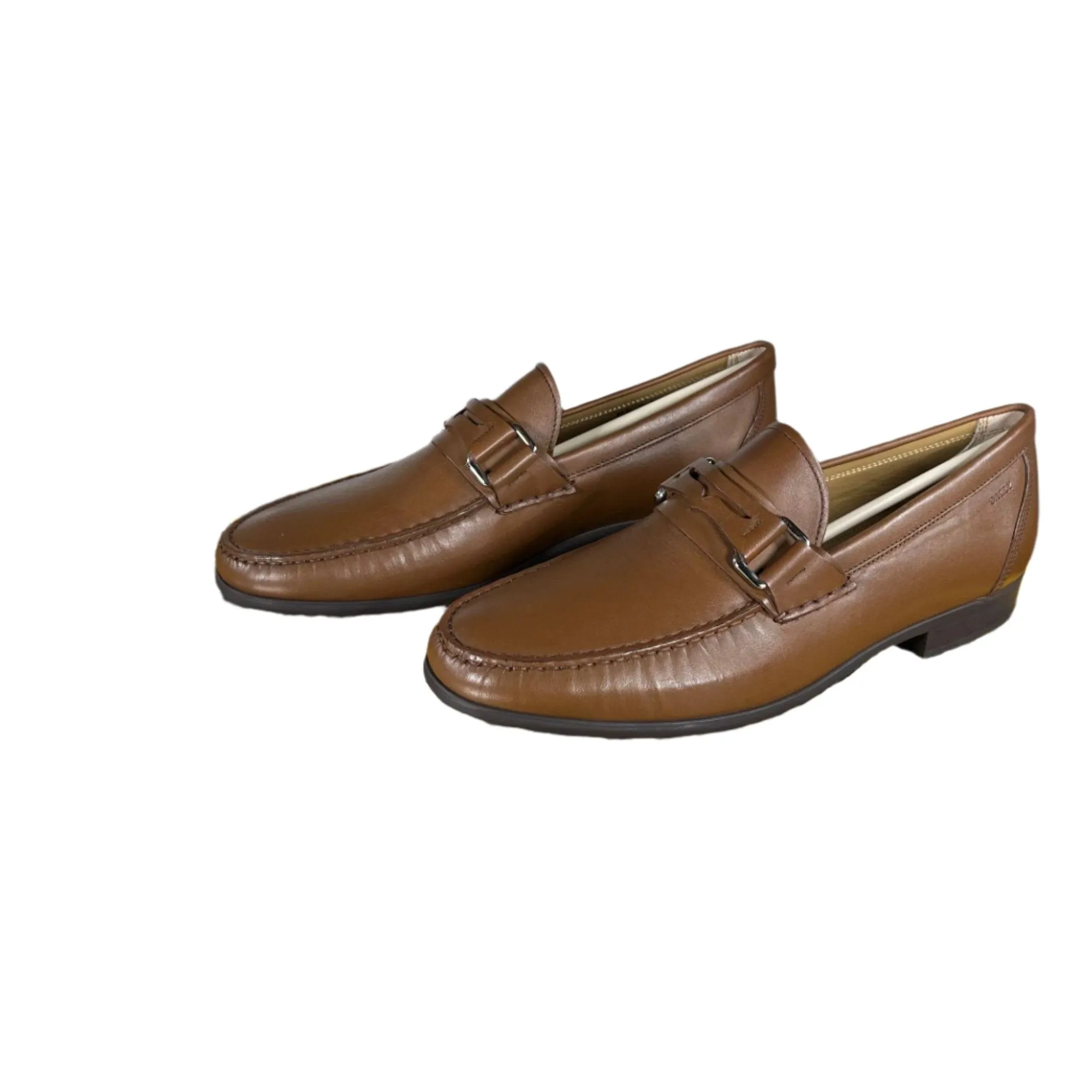 Bally Coniac Tobacco Leather Moccasins