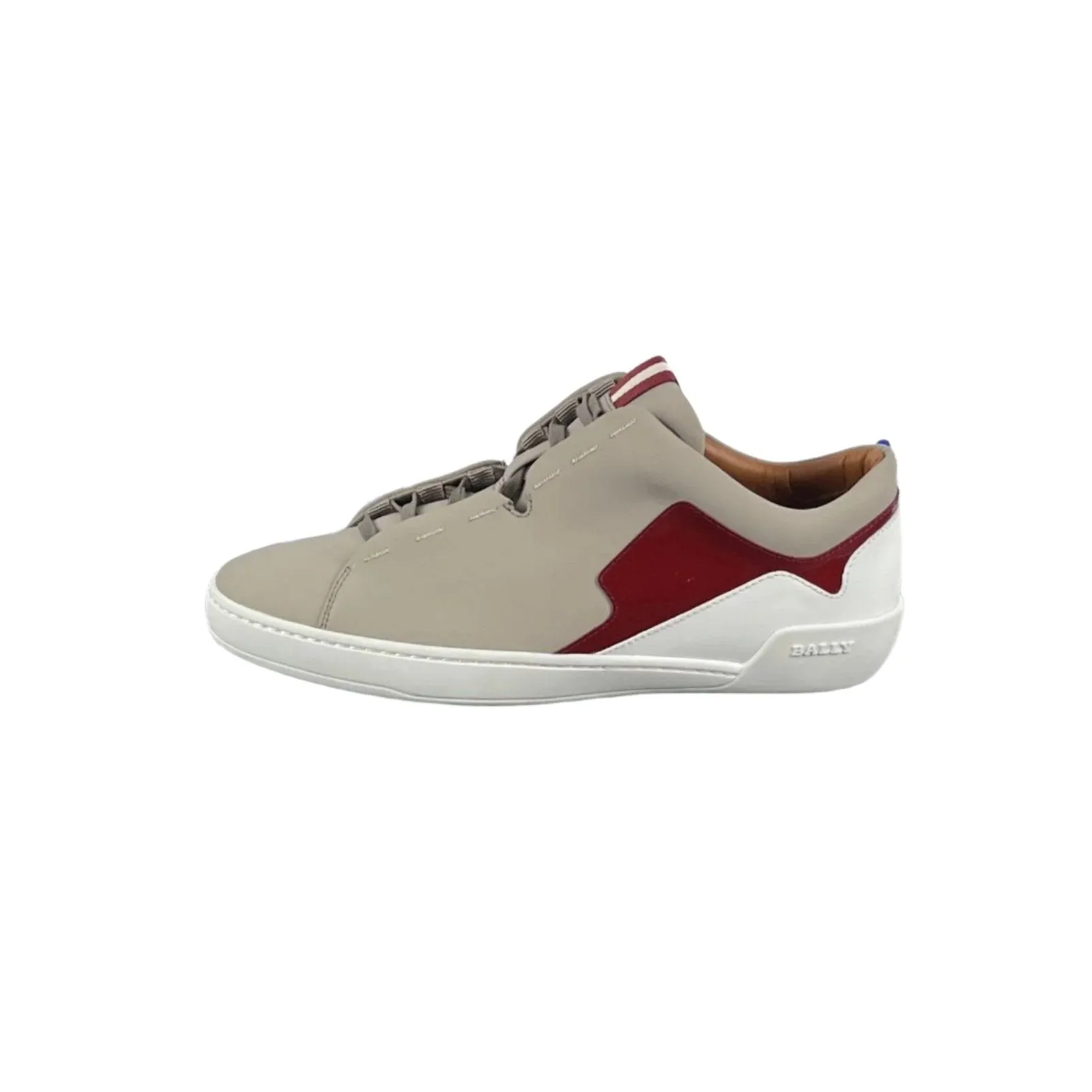 Bally Mens Etryn Wheat Leather Sneakers