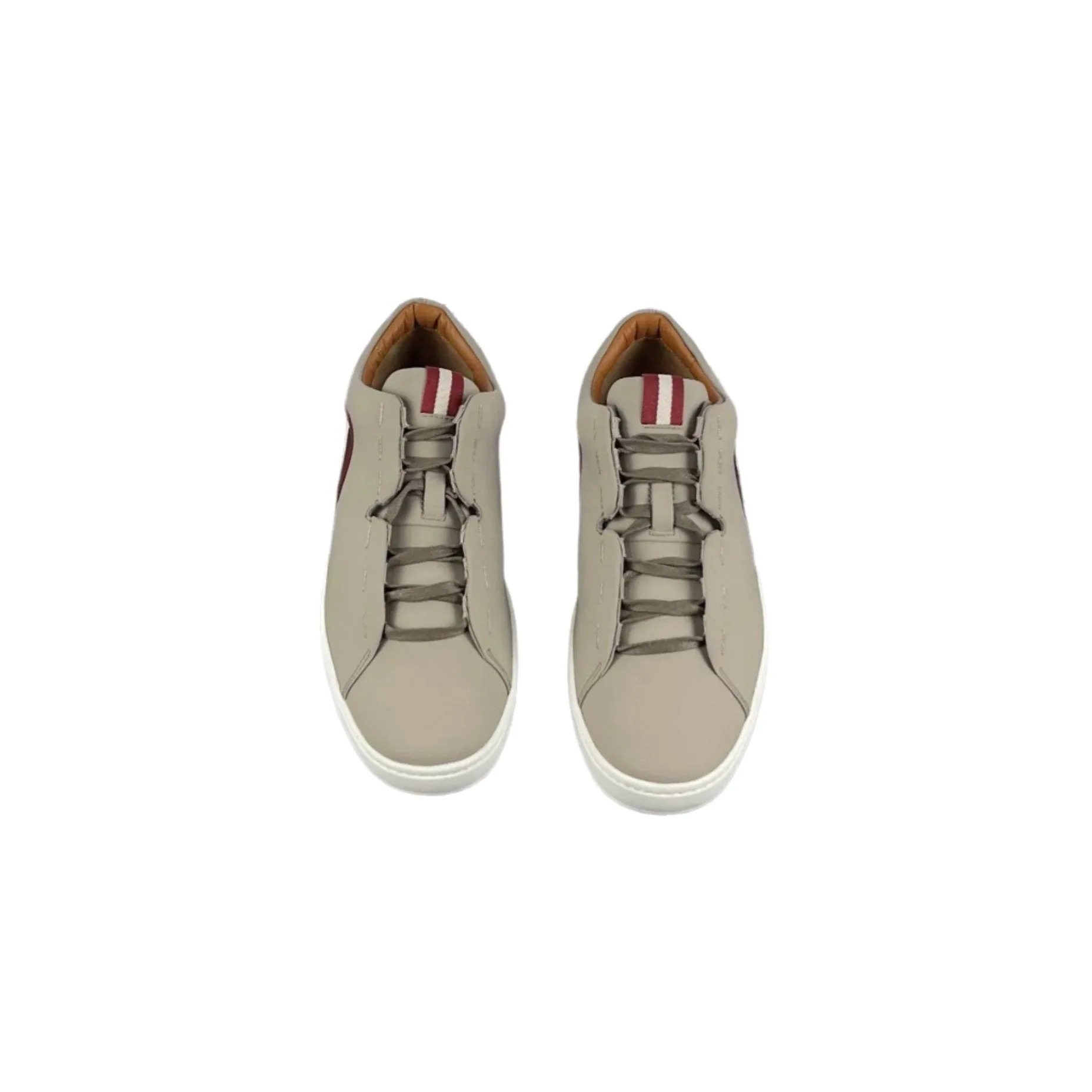 Bally Mens Etryn Wheat Leather Sneakers