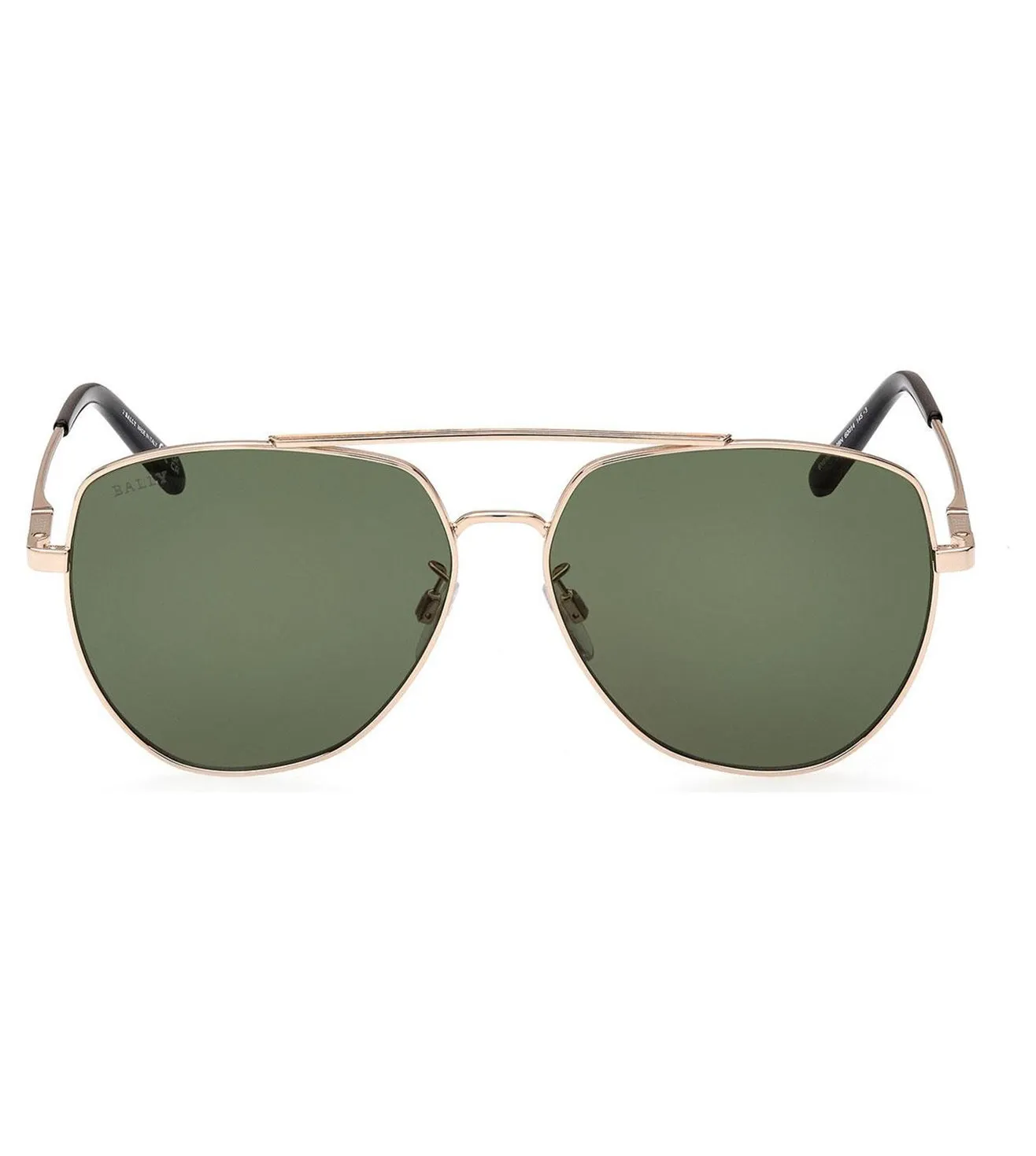 Bally Men's Green Aviator Sunglasses