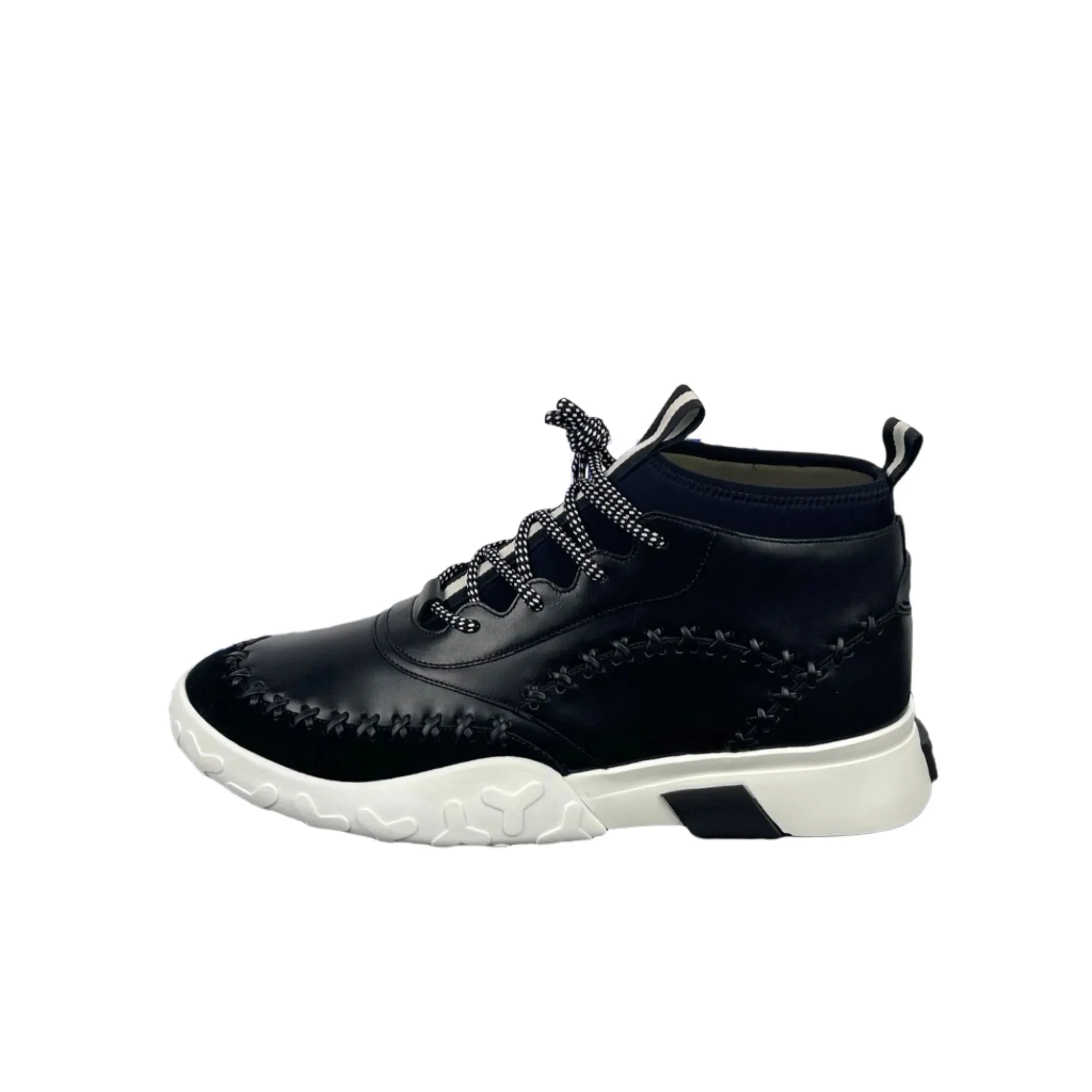 Bally Mens Gregg Black Leather Sneakers