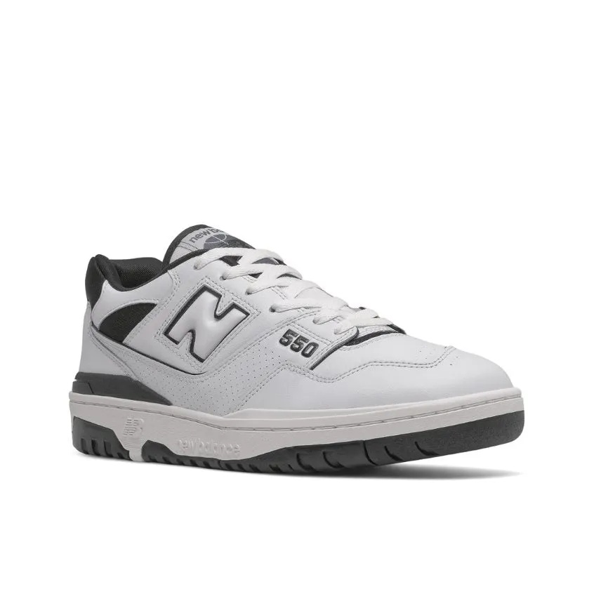 BB550HA1 / NEW BALANCE / WHITE WITH BLACK