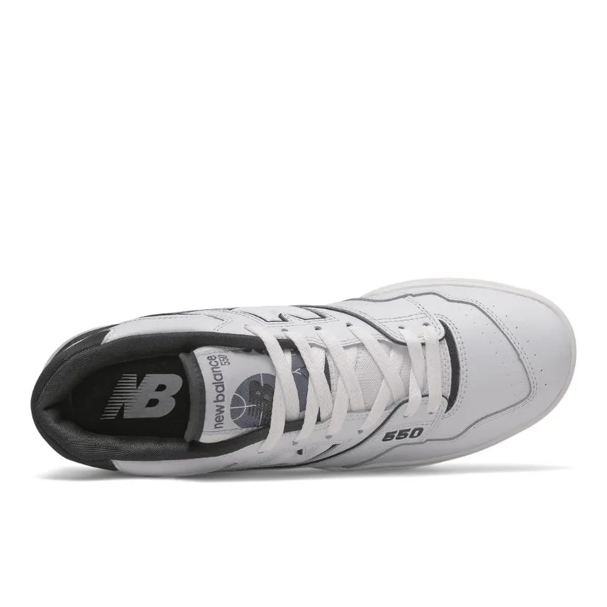 BB550HA1 / NEW BALANCE / WHITE WITH BLACK