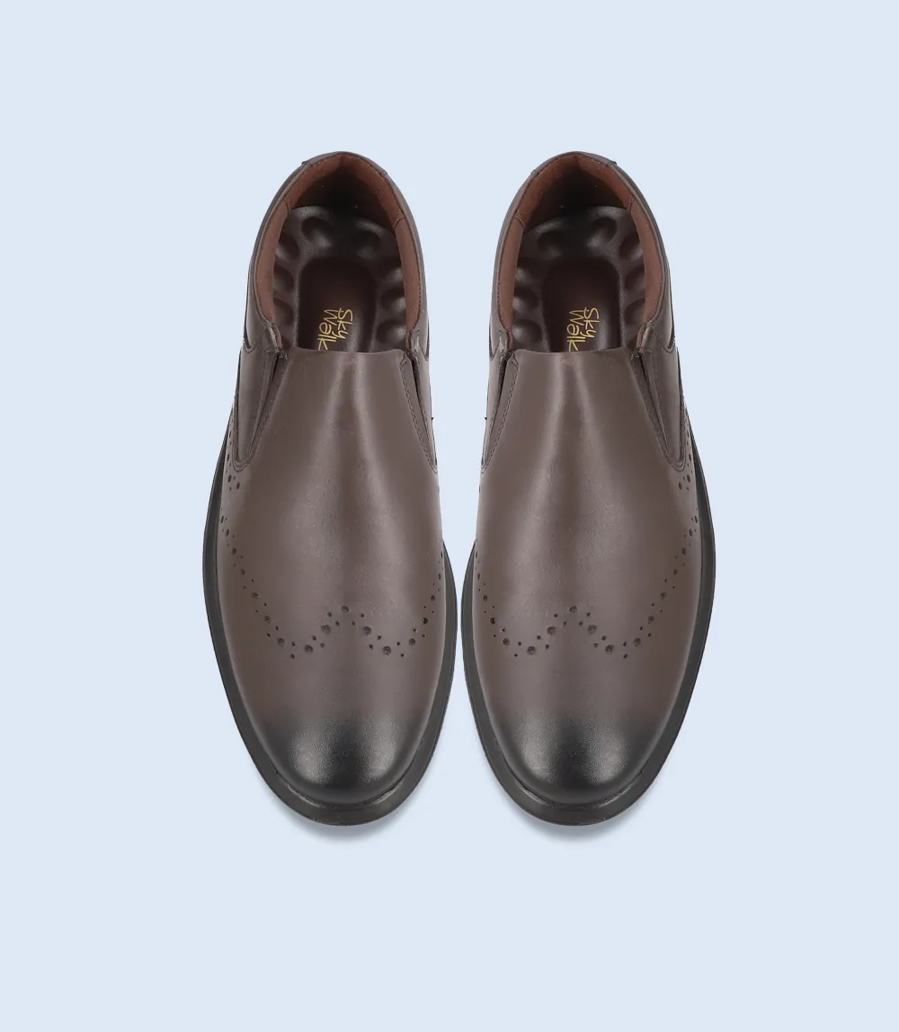 BM5231-BROWN-Men Comfort Life Style Shoes