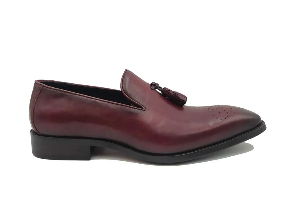 Burnished Wholecut Tassel Loafer