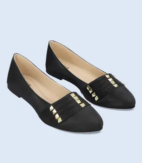 BW6998-BLACK-Women Casual Pumps