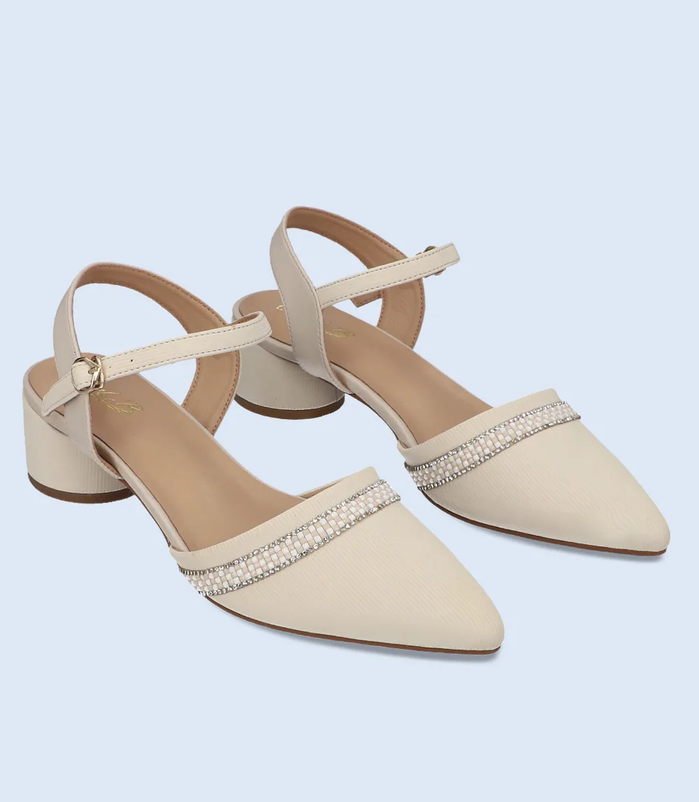 BW8170-WHITE-Women Casual Court Shoes