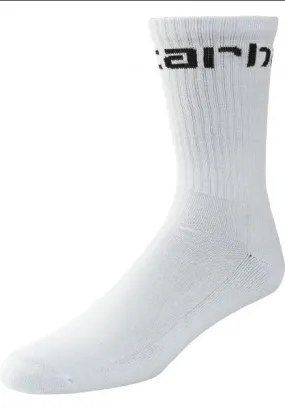 Carhartt Socks medium height I029422 8 white-black