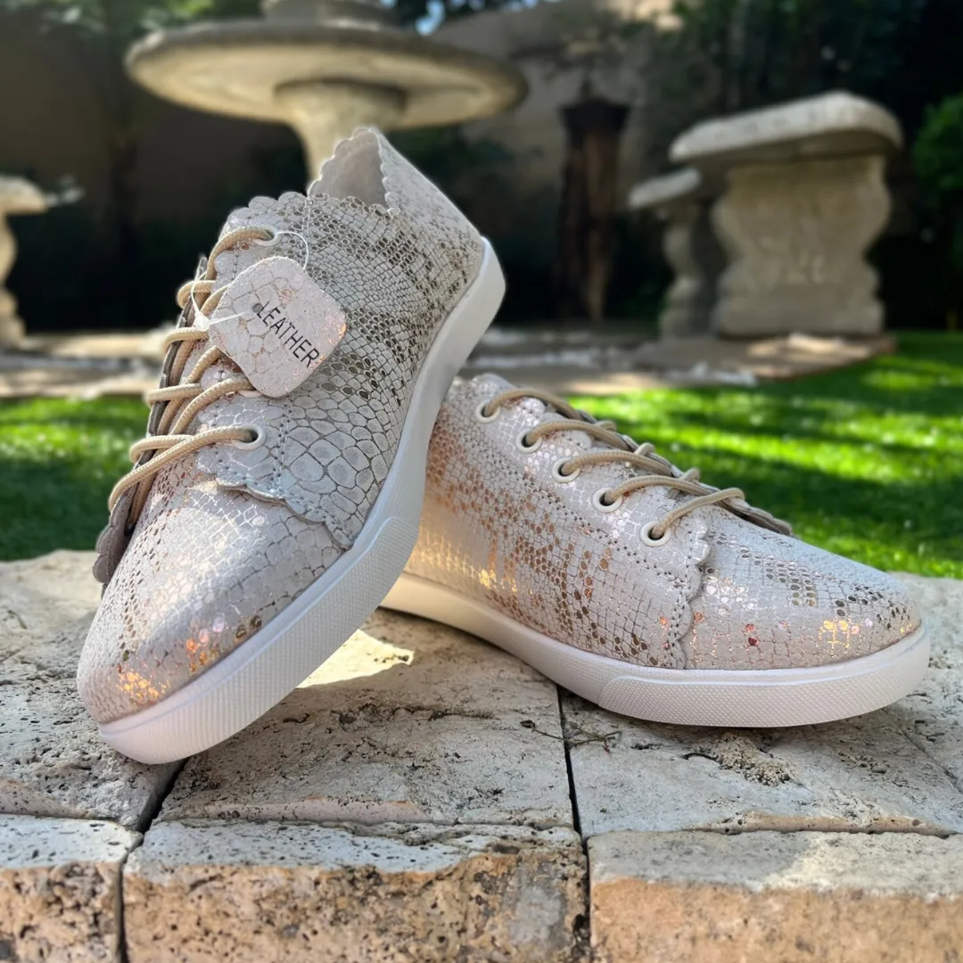 Chloe Rose Gold Sneaker