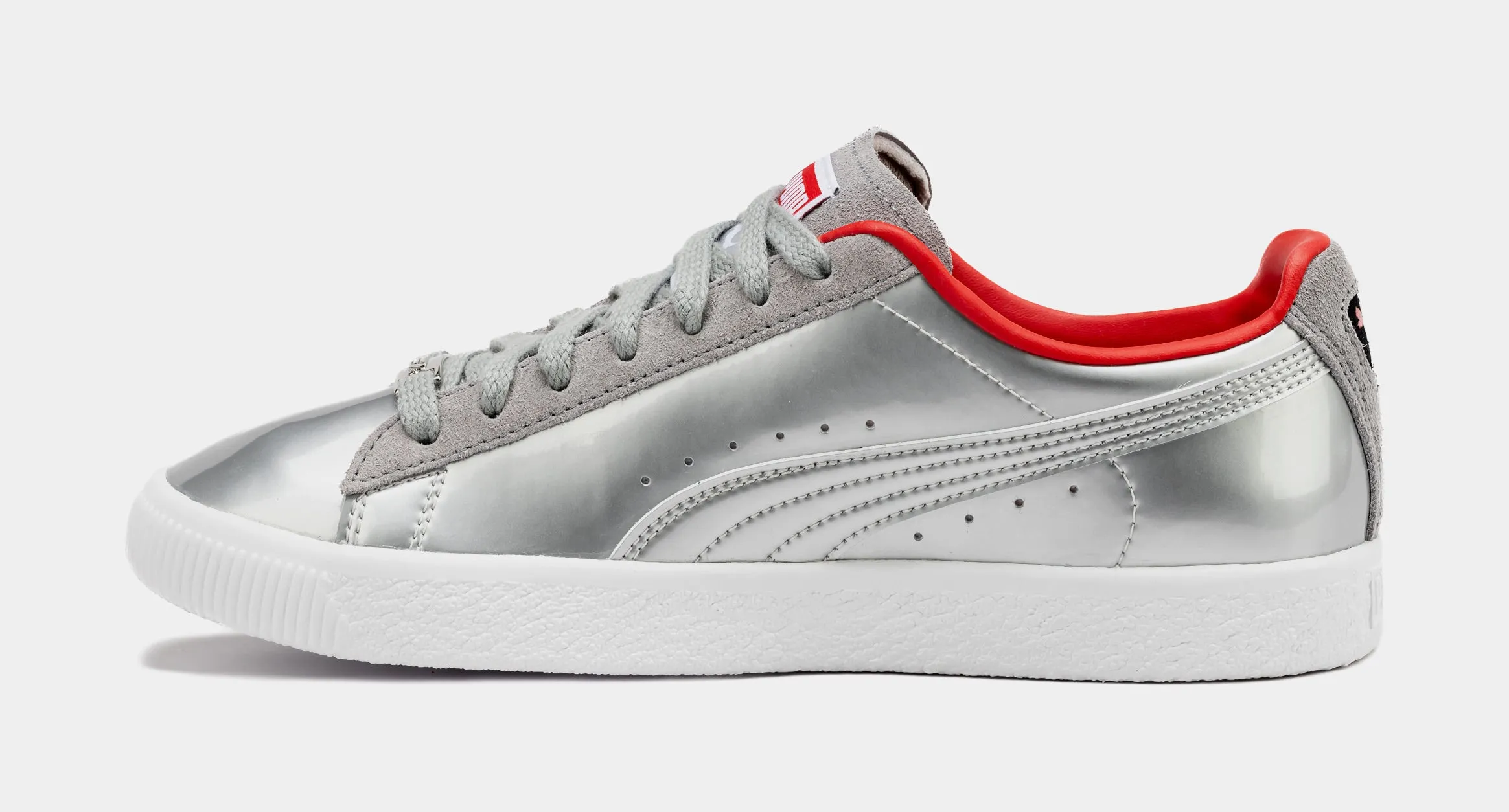 Clyde F1 Vegas Mens Lifestyle Shoes (Silver/Red)