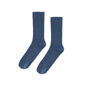 Colorful Women Classic Sock Petrol Blue