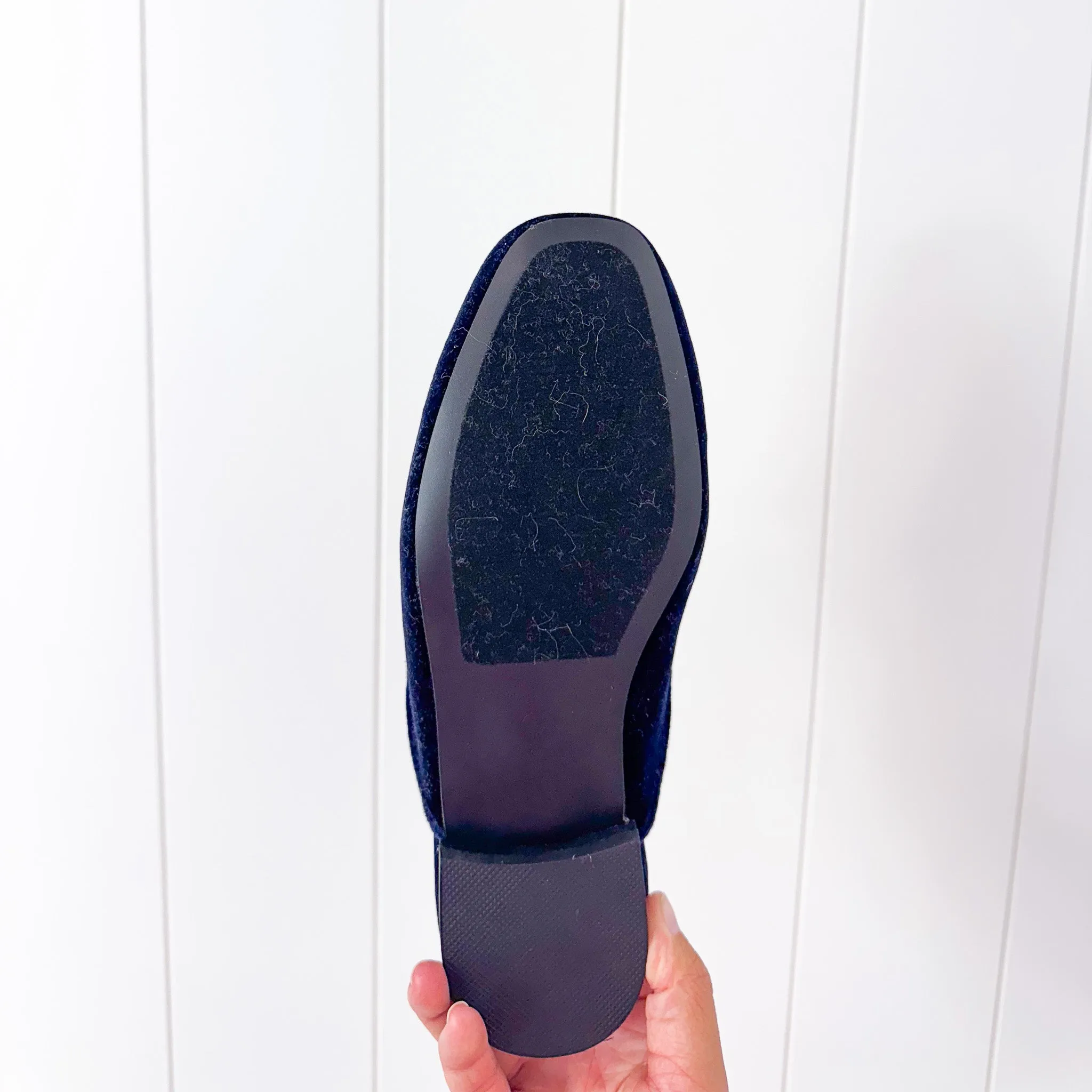 Corky's Spotlight Navy Velvet Slip on Shoes