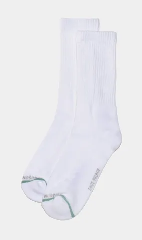 Crew Socks Mens Socks (White)