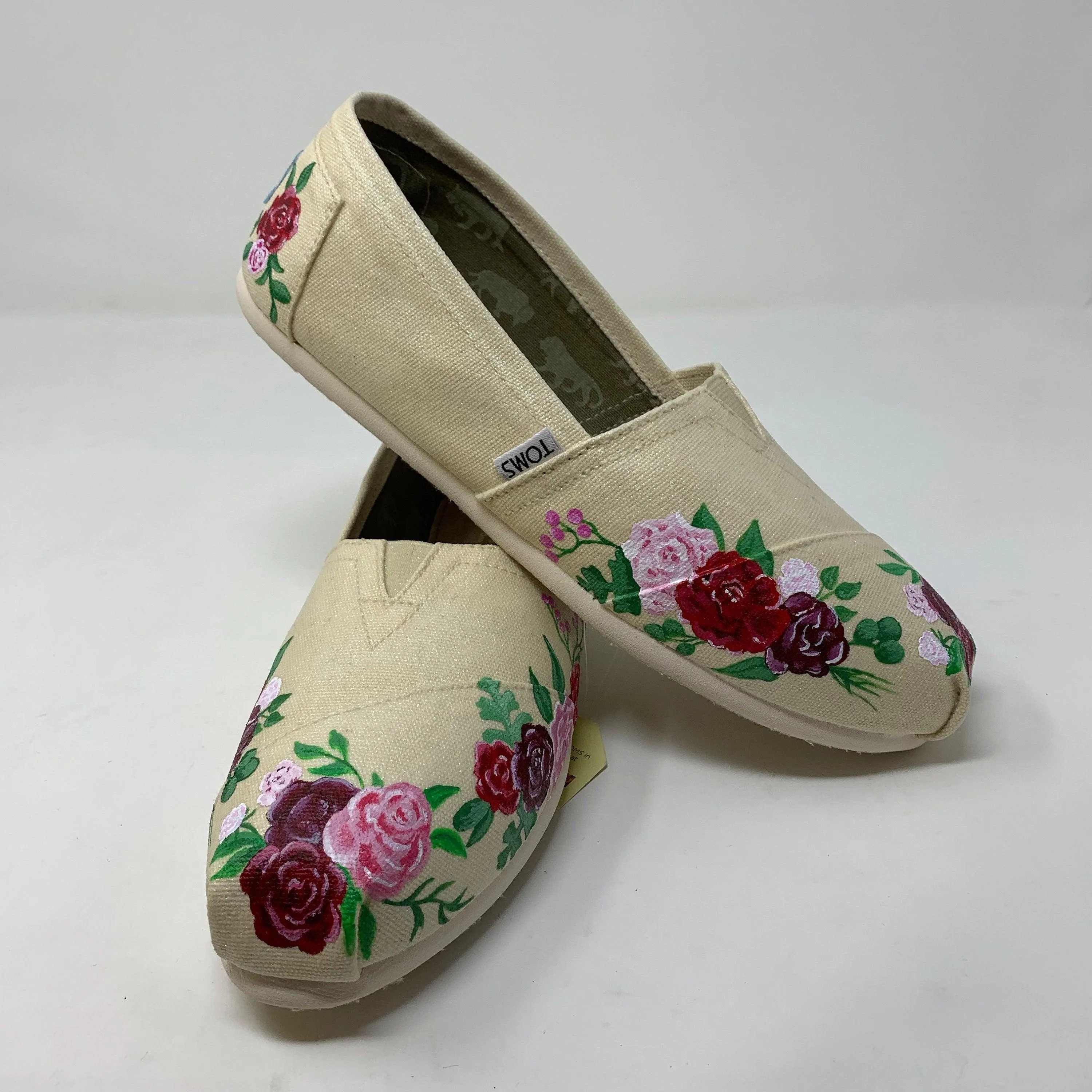 Custom Floral Shoes