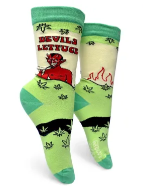 Devils Lettuce Women’s Crew Socks