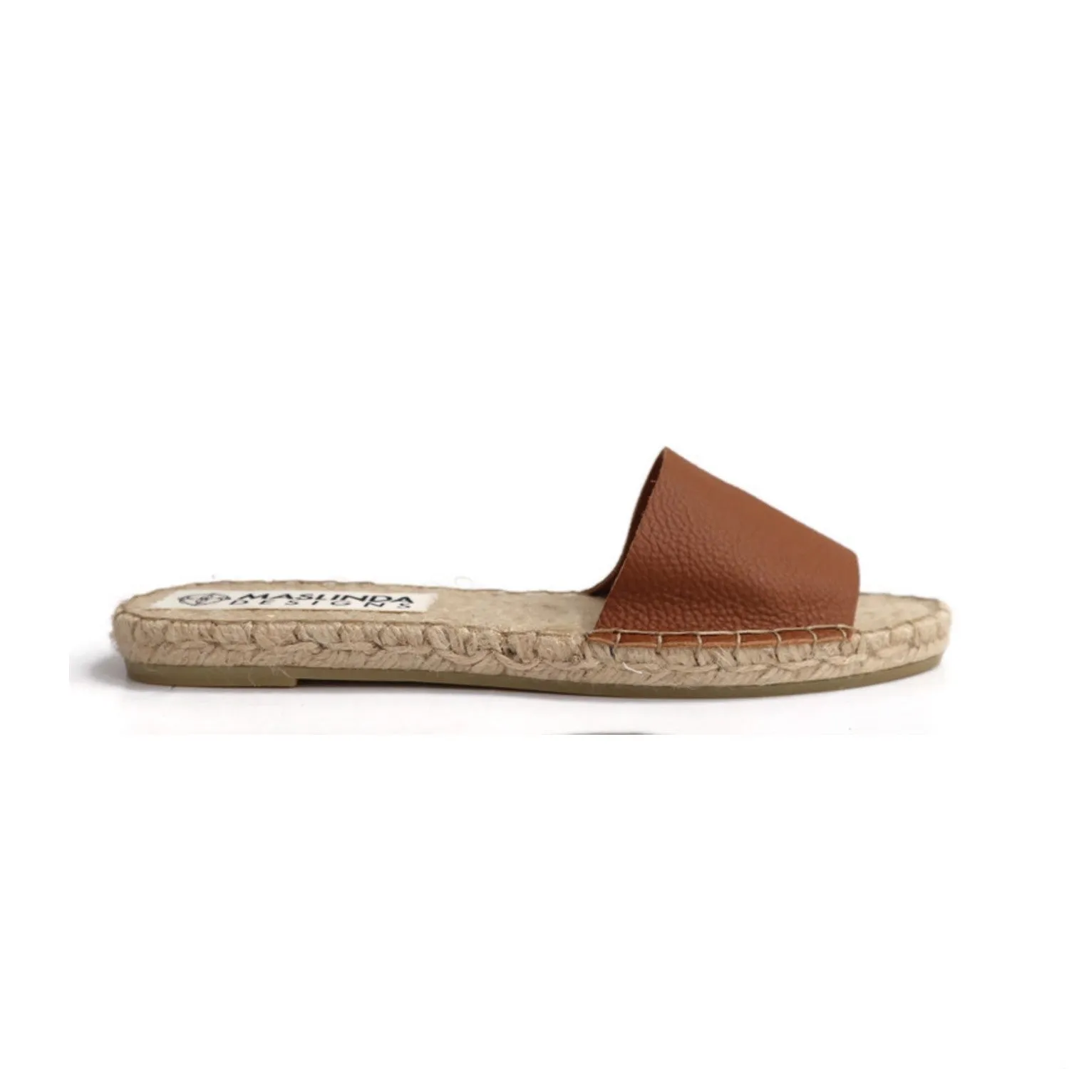 Essential Leather Espadrilles Slides 5 Colors