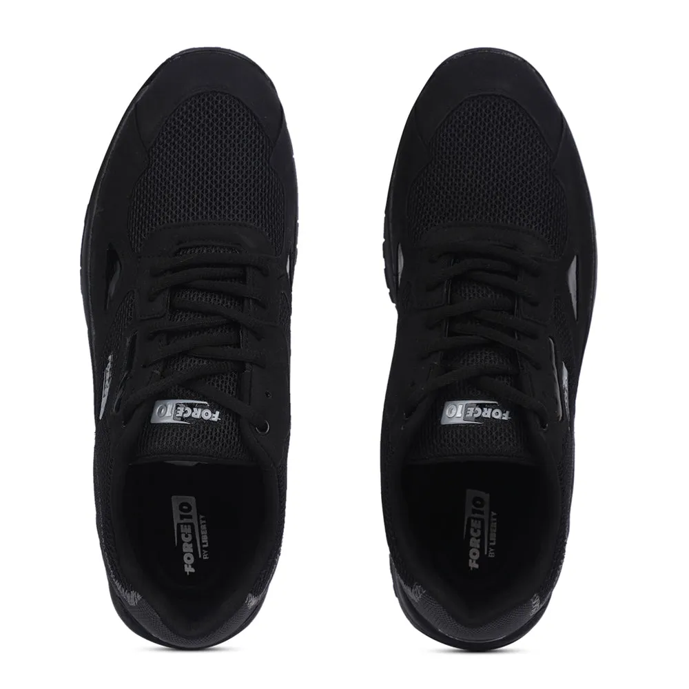 Force 10 By Liberty Men Sports Running Shoes - Black (NORWAY-5)