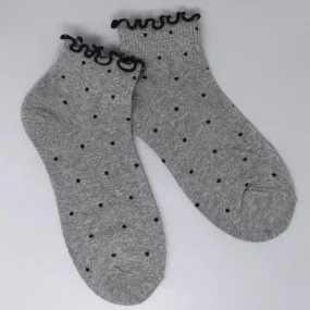 Frilly Dot Sock