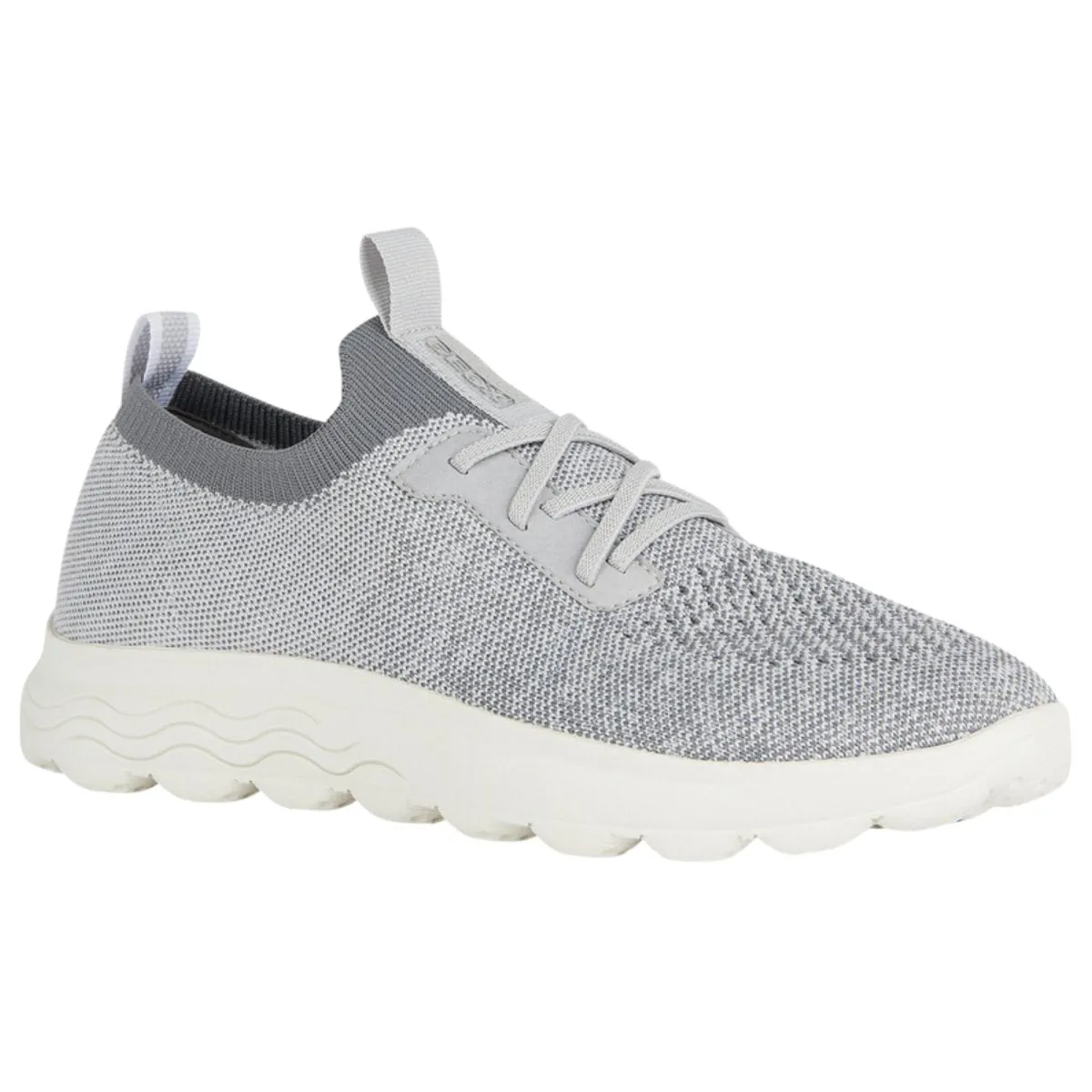 Geox Men's Spherica Knit Grey/Lt Grey