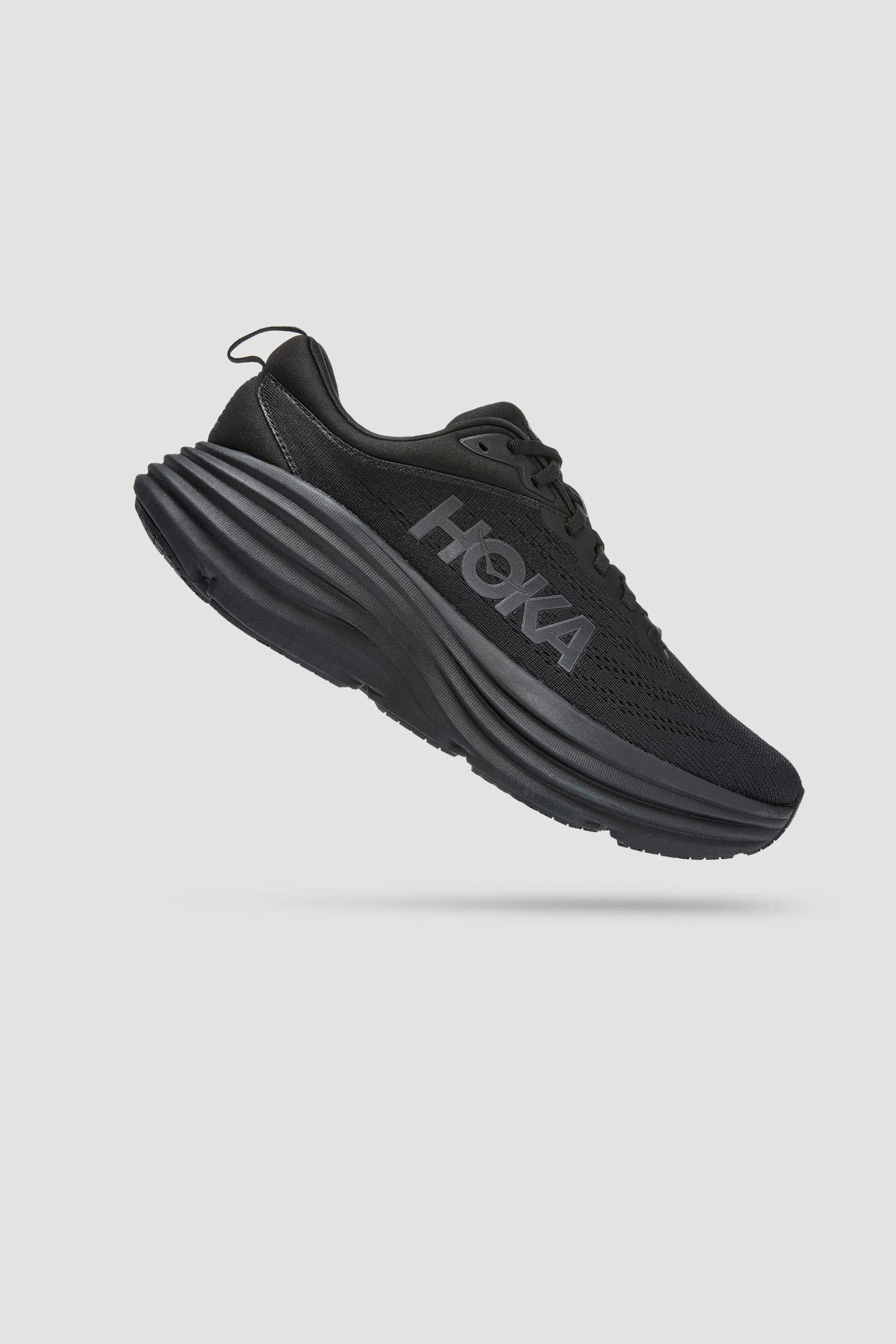 Hoka Men's Bondi 8 in Black/Black