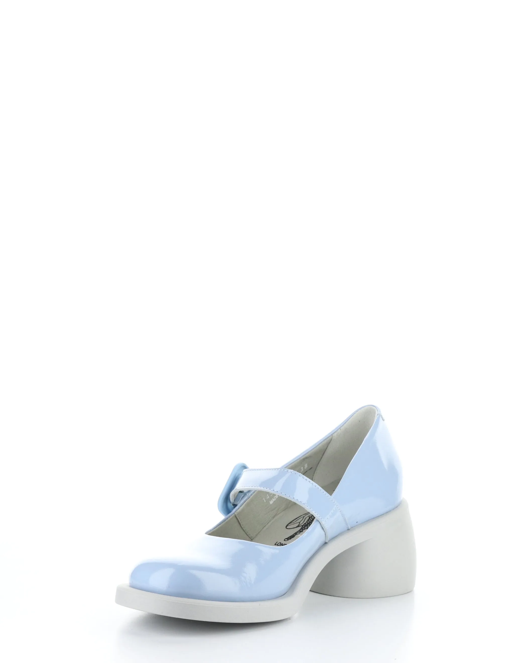 HUVI044FLY 003 SKY BLUE Round Toe Shoes