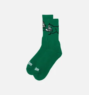 Ice Cream Socks Mens Socks - Green