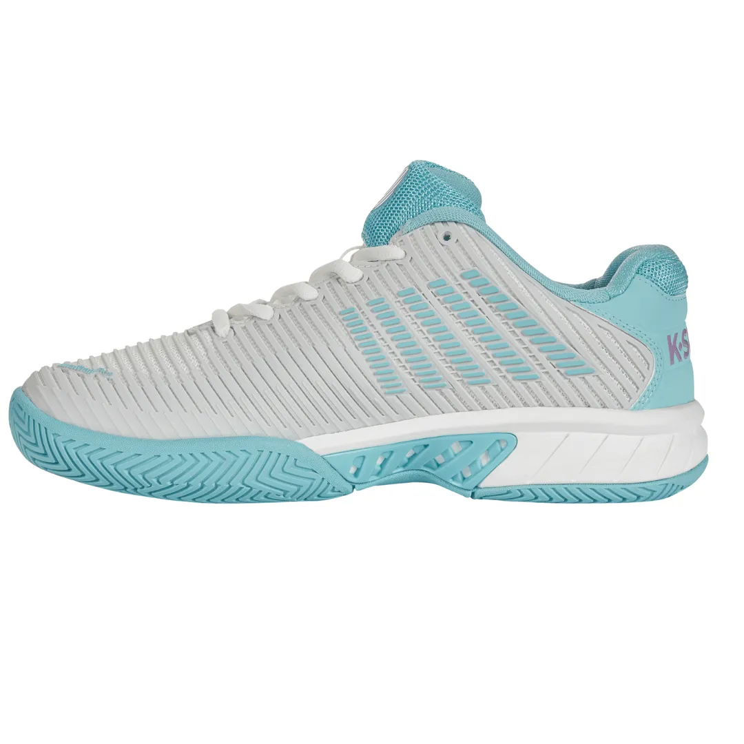 K-Swiss Womens Hypercourt Express 2 Tennis Shoes - Bright White / Blue