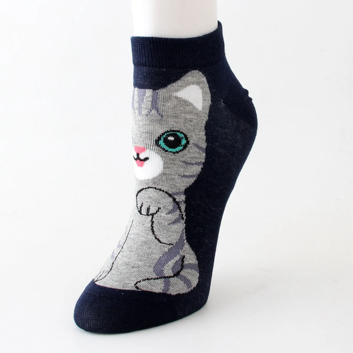 Kawaii Cute Ankle Socks - American Shorthair