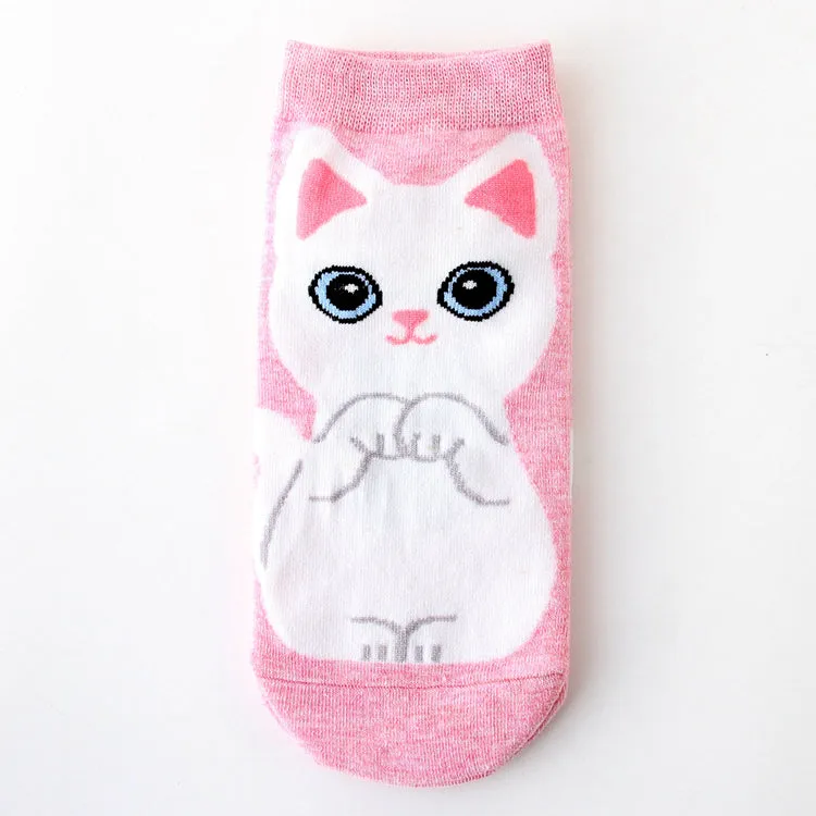 Kawaii Cute Ankle Socks - Turkish Angora