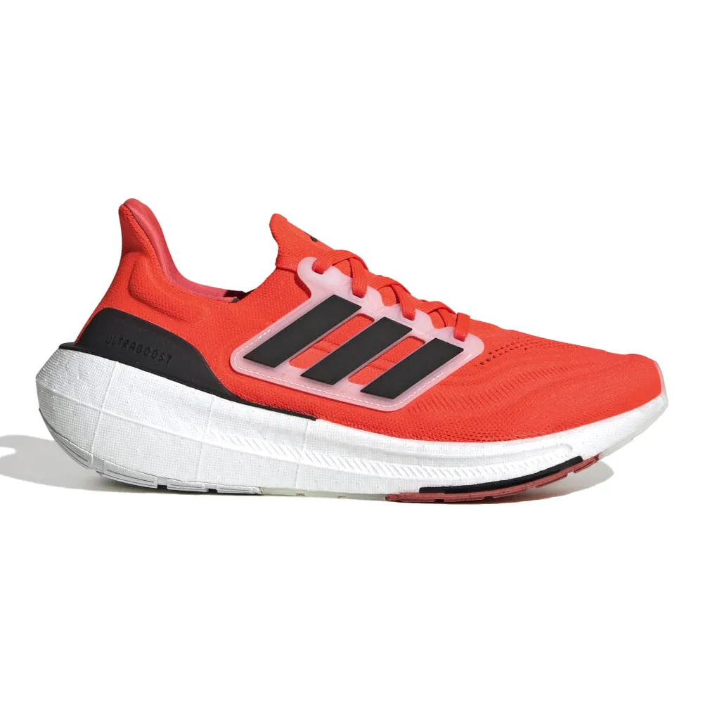 Men's Adidas Ultraboost Light, Solar Red/Core Black/Cloud White, 12 D Medium