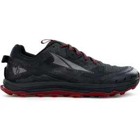 Men's Altra Lone Peak 6, Black/Gray, 10 D Medium