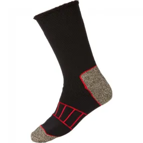 Mens Explorer Copper Crew Socks Black / Grey Marle