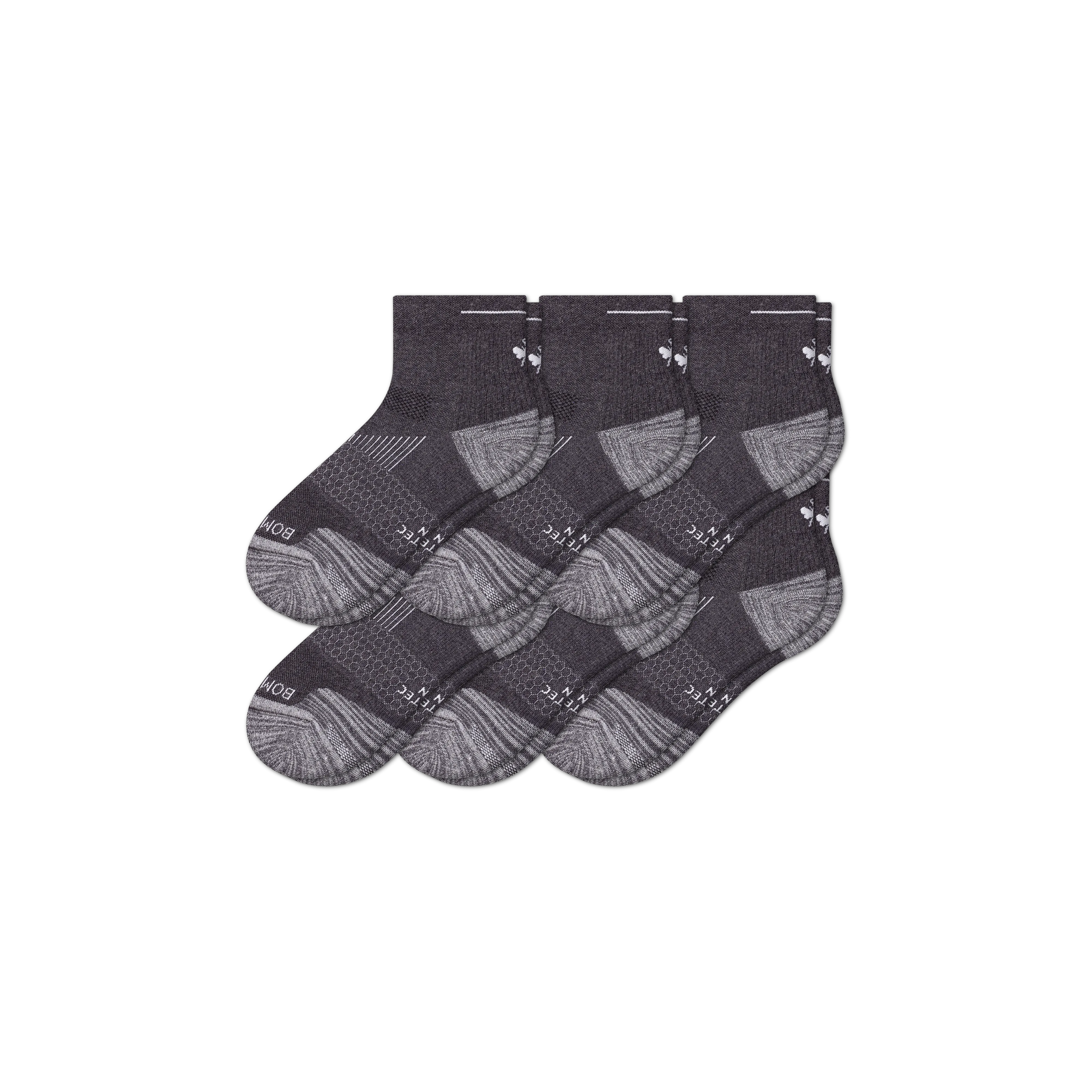 Men's Running Quarter Sock 6-Pack