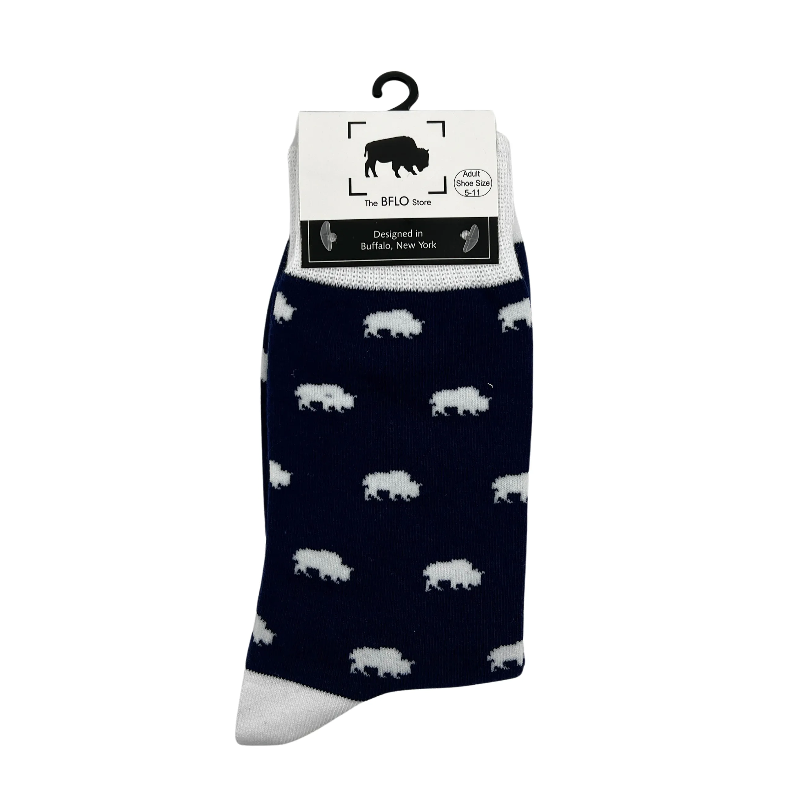 Navy Herd BFLO Socks