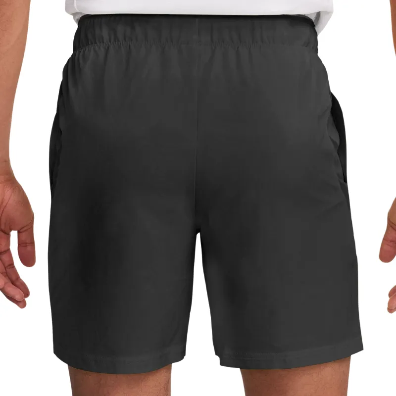 Nike Court Advantage Dri-Fit 7 Men Tennis Shorts - Black/Black/White