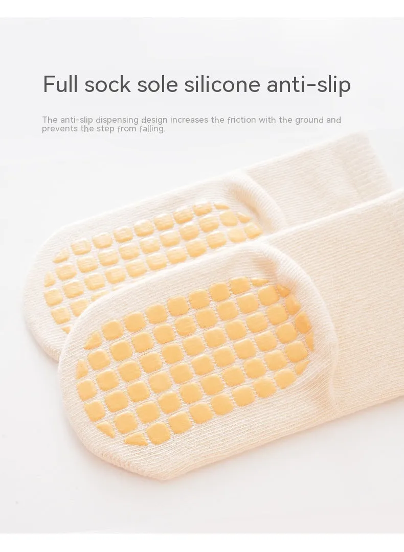 Non-Slip Cotton Footie Socks for Babies