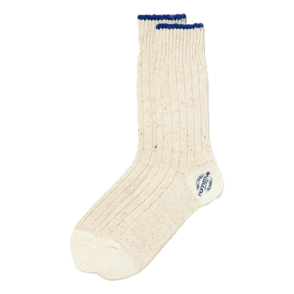 NONNATIVE DWELLER SOCKS HI C/A/P/N/P WOVEN-IVORY